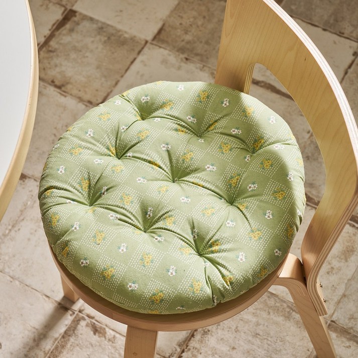 모던하우스 L 플라워 원형방석