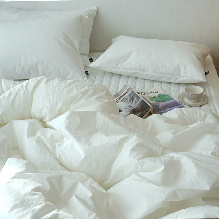 에이트룸 심플 바이오워싱 차렵이불 풀세트