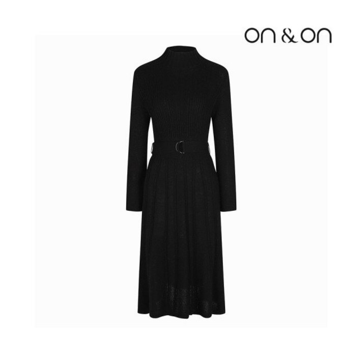 온앤온 벨티드 반목 니트 원피스JK2WOA13 722297
