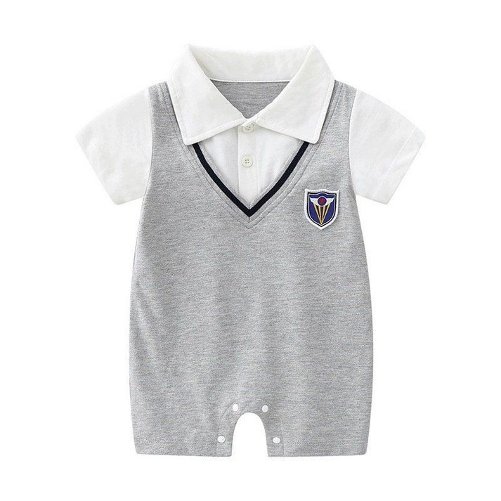 베이비 여름 바디수트 신생아 롬퍼 슈트 우주복 바디 외출복 바디수트세트