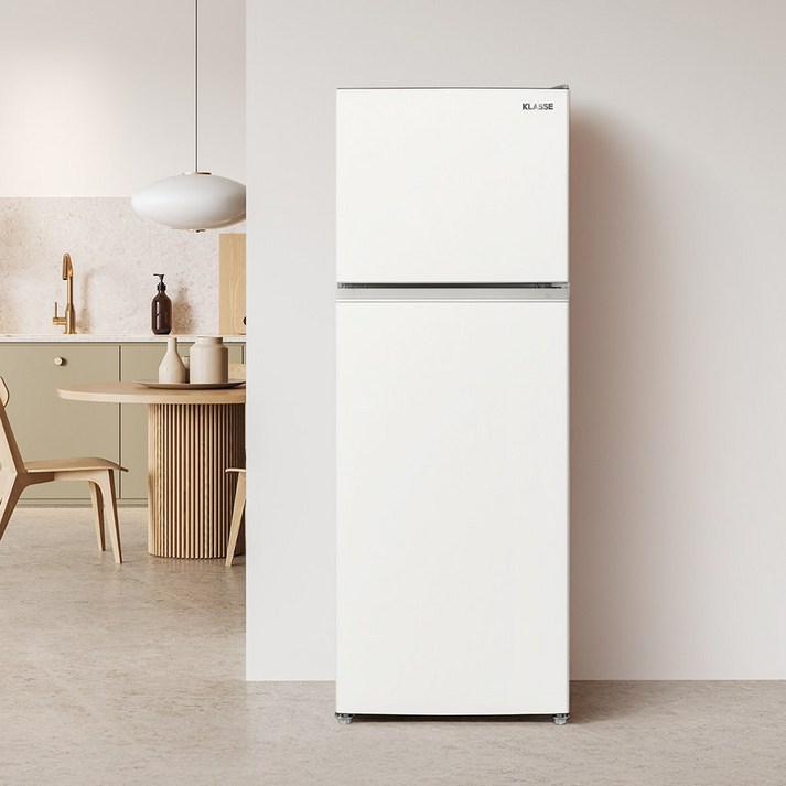 위니아 클라쎄 미니 소형 냉장고 RBA125SWW5MS1(AK) 원룸 자취 모텔 사무실 255리터 2도어 화이트