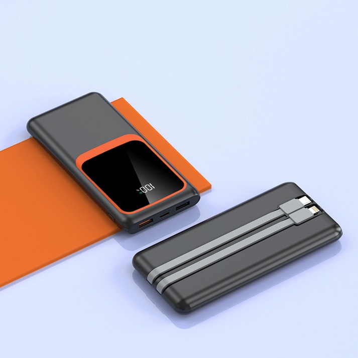 PYHO 보조배터리 66W 슈퍼 고속 충전 30000mAH 한국 배송, 블랙