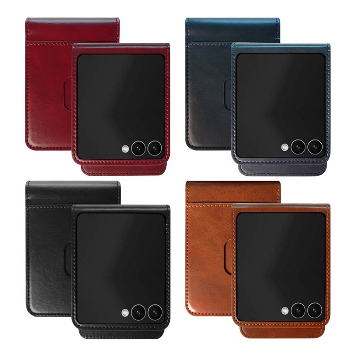 애드 핸드 월렛 PU가죽 갤럭시 Z플립7 F766 전용 카드수납1 커버형 폰케이스