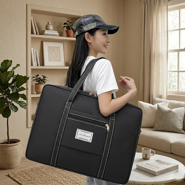 초대형 이불 보관 여행용 이사 포장 기숙사 가방 의류 정리함