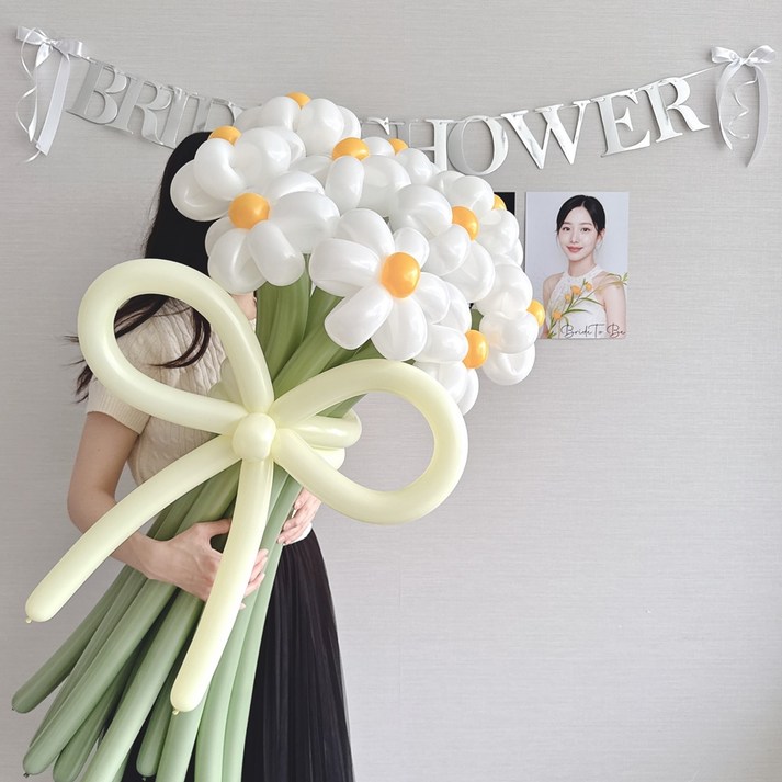 풍선꽃다발 요술 풍선꽃 만들기 세트 DIY 튤립 데이지