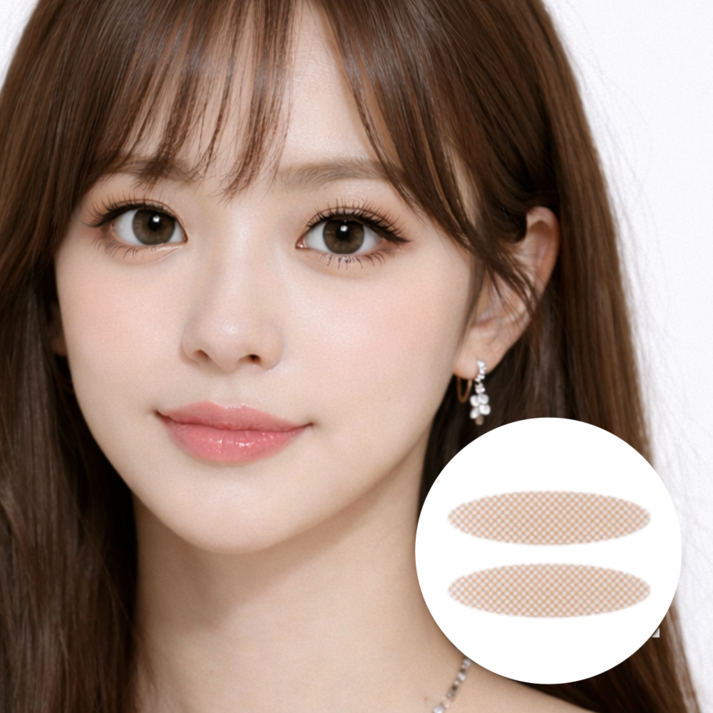 베이안 티안나는 쌍테 쌍꺼풀 테이프 자연스러운, 600개, 타원E01