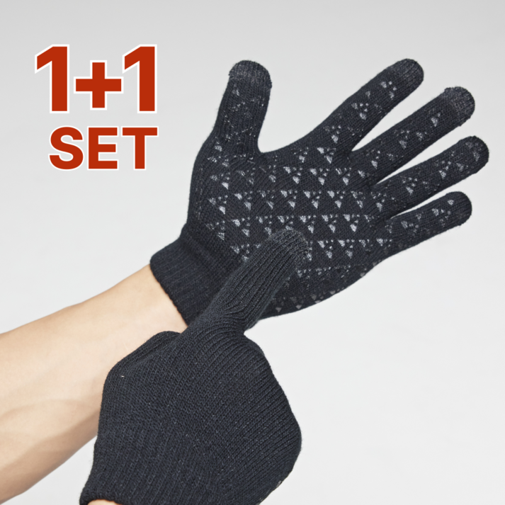 록손 스마트폰 터치 장갑 미끄럼방지 스포츠 요술장갑