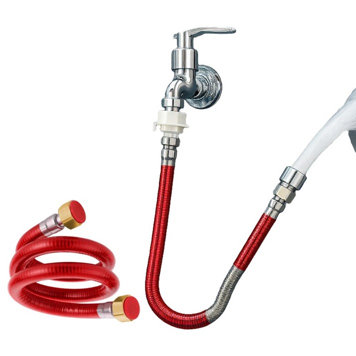 클릭핏 도구없이 바로연결 각도고정 수도호스, 1개