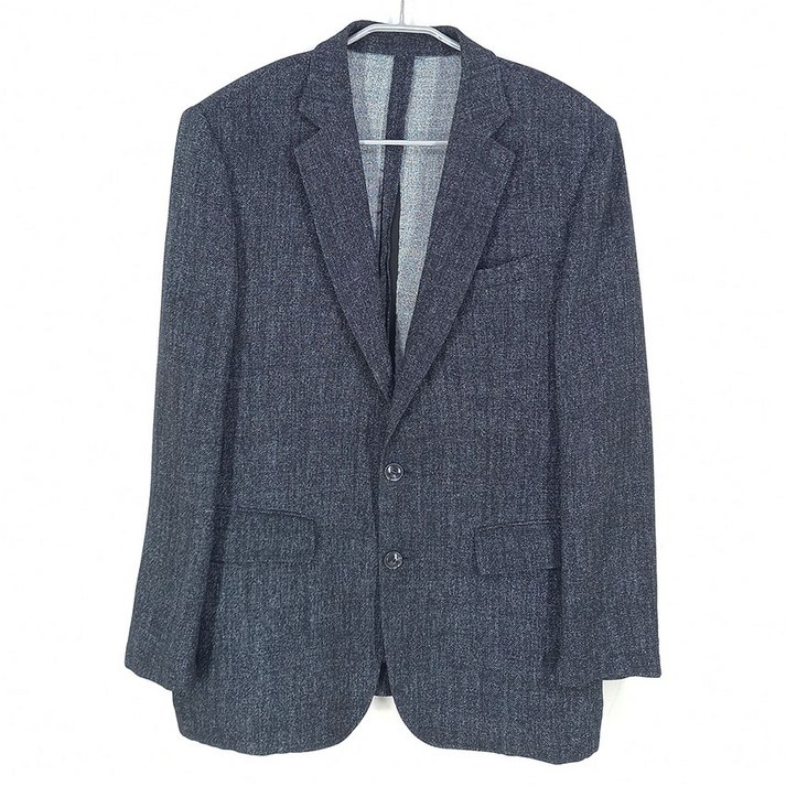 빈티지다온 바쏘옴므 남 보카시 얇은블레이저 네이비