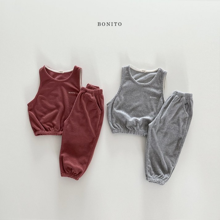 1세~10세 유아 상하복 테리조끼상하세트 l 여아남아 아동용 외출복 등원룩 문센룩 키즈옷 가을아기옷 디어모먼트 보니토