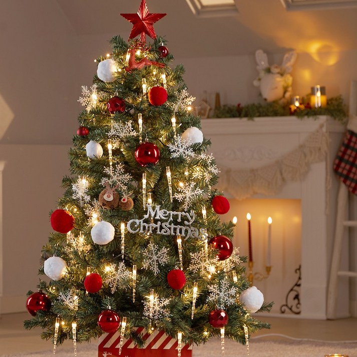 크리스마스트리 트리 장식 LED 전구 풀세트