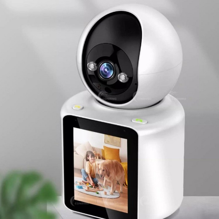 글로우 양방향 영상통화 홈카메라 효도캠 팻캠 CCTV 카메라 실내용, 5MP(2056x1920)