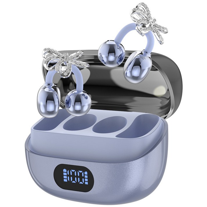 WAPIK 오픈형 무선 블루투스 이어폰 이어커프 귀찌 귀걸이형 고음질 HiFi