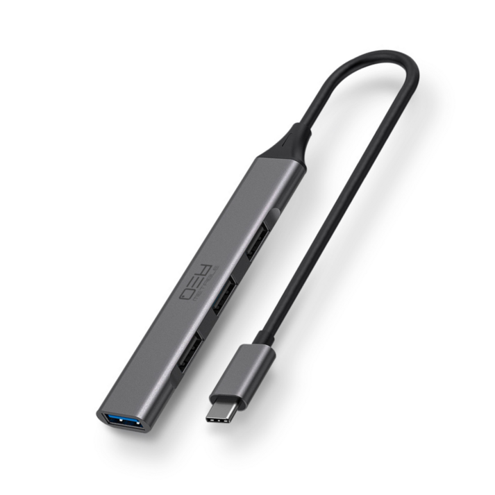 메타블 초슬림 USB허브 4포트 C타입 USB3.02.0 허브