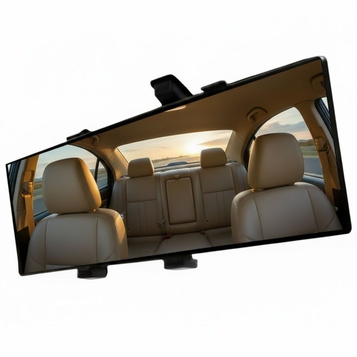 슬러피 차량용 광각룸미러 곡선형 와이드백미러 대형룸미러