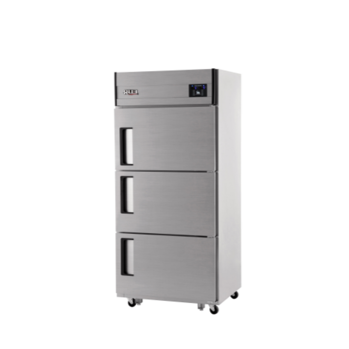 냉장고4도어 [유니크대성] 30BOX-(3도어D) 내부스텐 기존(냉동1칸/냉장2칸) UDS-30RFDR 디지털 직냉식 업소용냉장고
