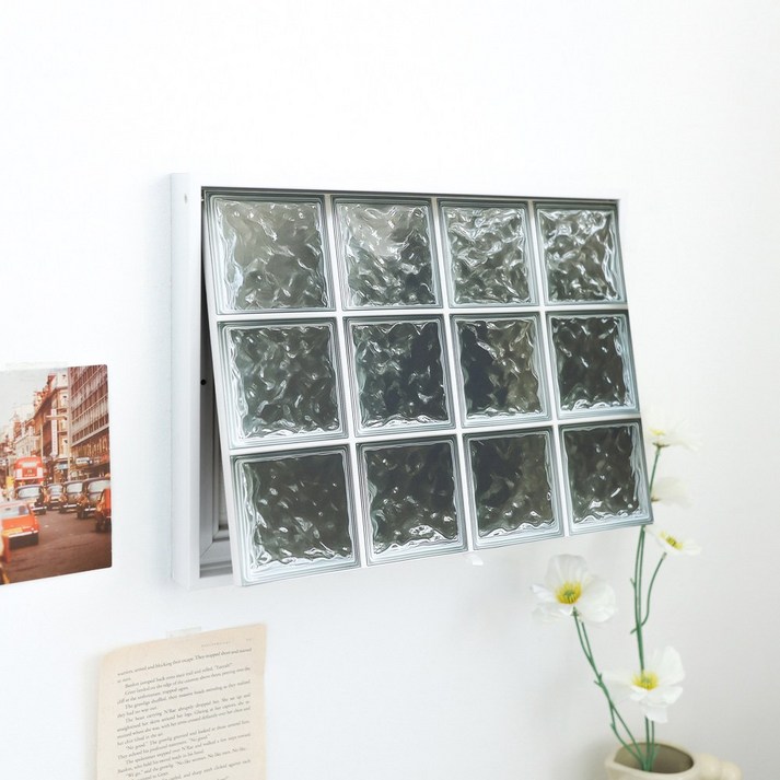 케이트가든 자체제작 유리블럭 액자 배전함가리개
