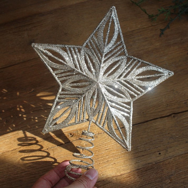 해피인어스 스피카 트리 탑별 오너먼트