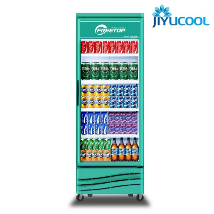 가정용냉장고 업소용 음료수 컬러 냉장고 프리탑 FT-470RM 민트, 무료배송지역