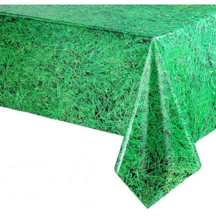 쏙쏙마켓 파티 테이블 방수 커버 잔디 식탁보 274 x 137cm, 2개