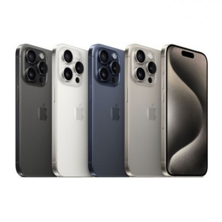 애플 아이폰 15 프로 128GB 256GB 공기계 중고폰 자급제폰 리퍼폰 A3102, 128GB, 블루 티타늄