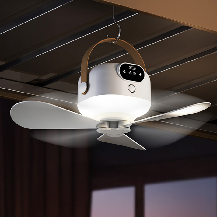 홈앤스테이 캠핑 실링팬 무선 충전식 대용량 타프팬, DS-001