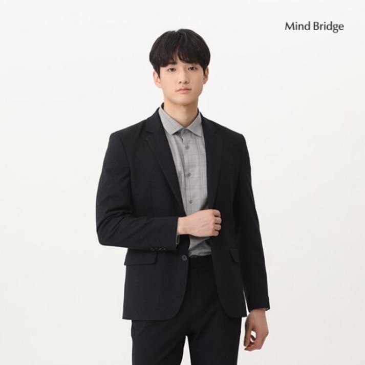 마인드브릿지 남성용 TR4WAY 스판 투톤자켓 셋업 MUJK6101