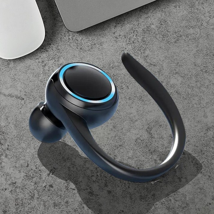 lg톤플러스 [2023신제품]귀걸이형 블루투스이어폰 무선 이어폰 이어셋 오른쪽형, 블랙, T10