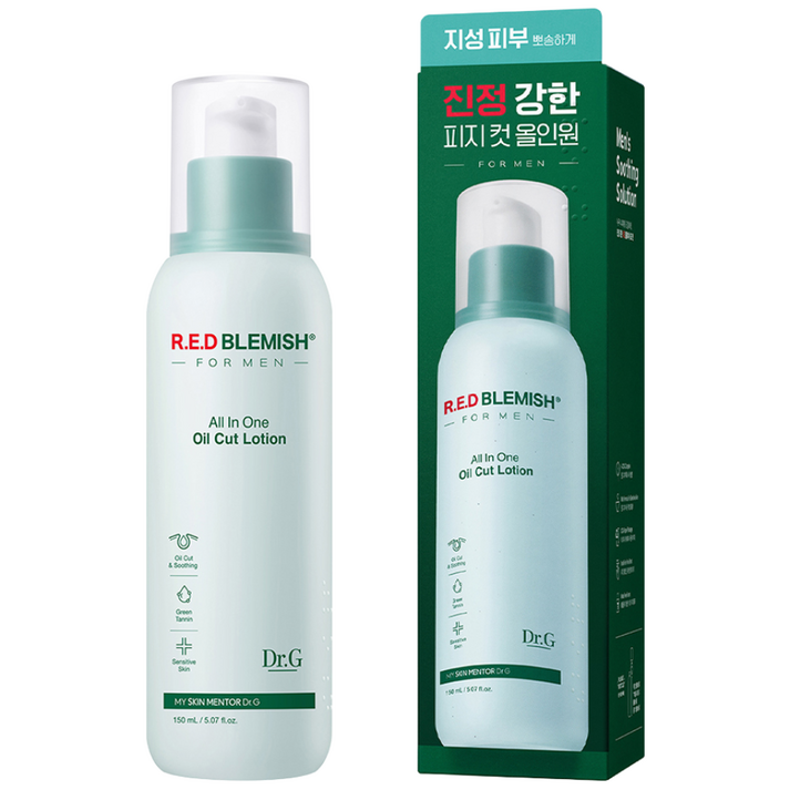 닥터지 레드 블레미쉬 포 맨 오일 컷 로션 올인원, 150ml, 1개