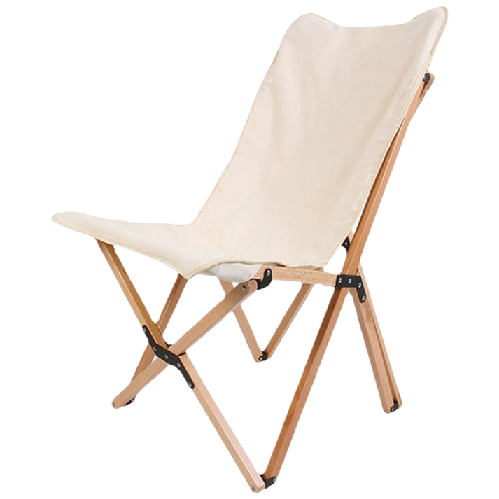 릴렉스 체어 접이식 캠핑 피크닉 커버 분리식 나비의자, 1개