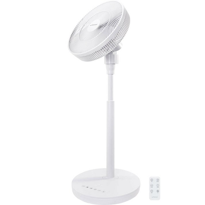 유니맥스 입체회전 BLDC모터 인공지능 24단 리모컨 선풍기 UMF-R4W3814W, UMF-R4W3814W