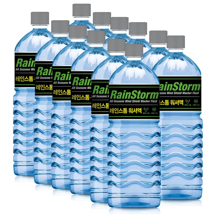 카렉스 레인스톰 에탄올 워셔액, 1.8L, 12개 카렉스 레인스톰 에탄올 워셔액, 1.8L, 12개