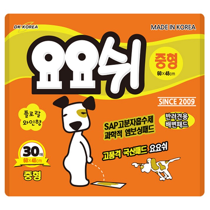 요요쉬 애견 배변패드 아카시아향