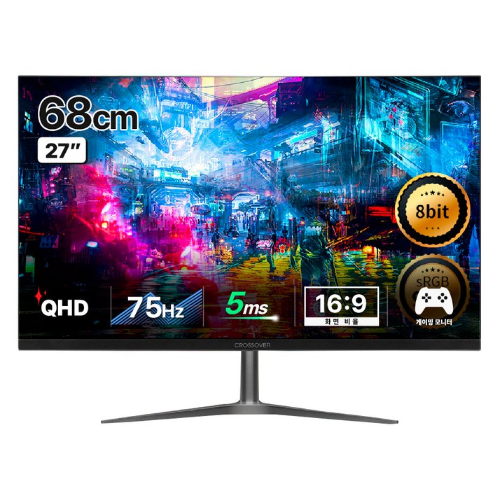 크로스오버 QHD 모니터