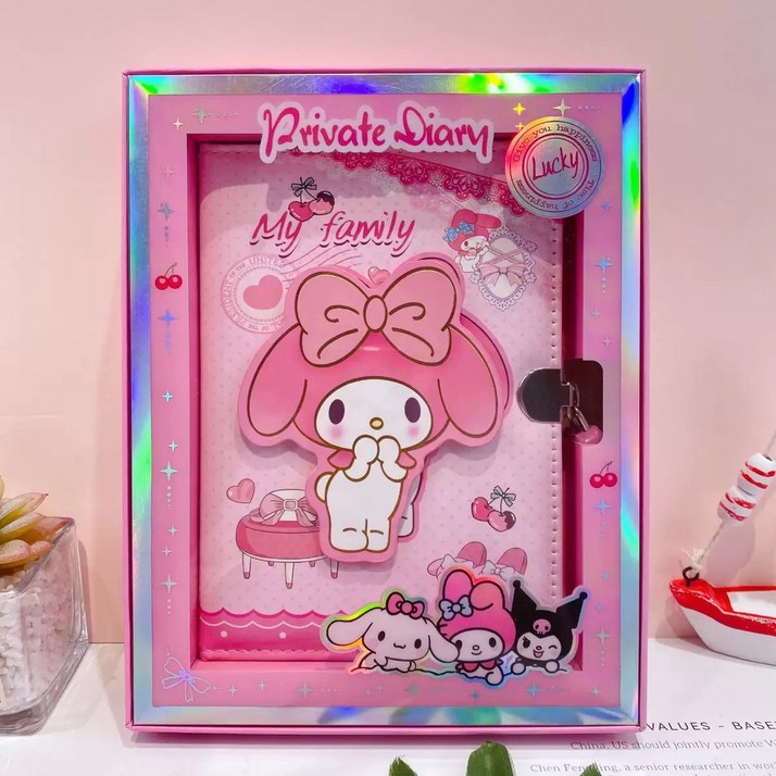 문구보따리 산리오 라부부 카피바라 다이어리 다꾸 비밀일기장 다꾸세트