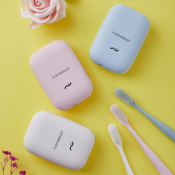 홈리드 휴대용 바람건조 고온히팅 유무선겸용 칫솔살균기 HL1100