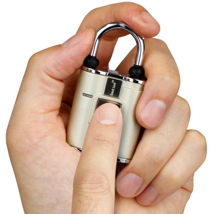 여행용자물쇠 바이오키 터치락 캐리어자물쇠 TSA 여행용 지문인식 생활방수 자물쇠