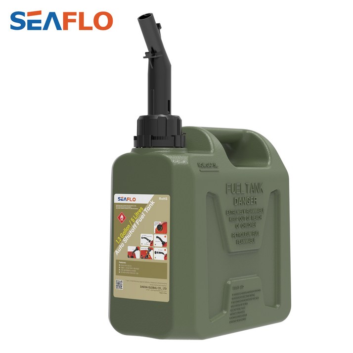 씨플로 오리지날 제리캔 등유통 캠핑기름통 카키 5리터