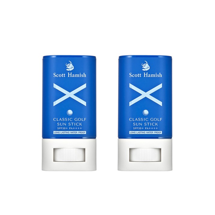 스콧해미쉬 클래식 골프 선스틱 SPF50+PA++++, 18.5g, 2개