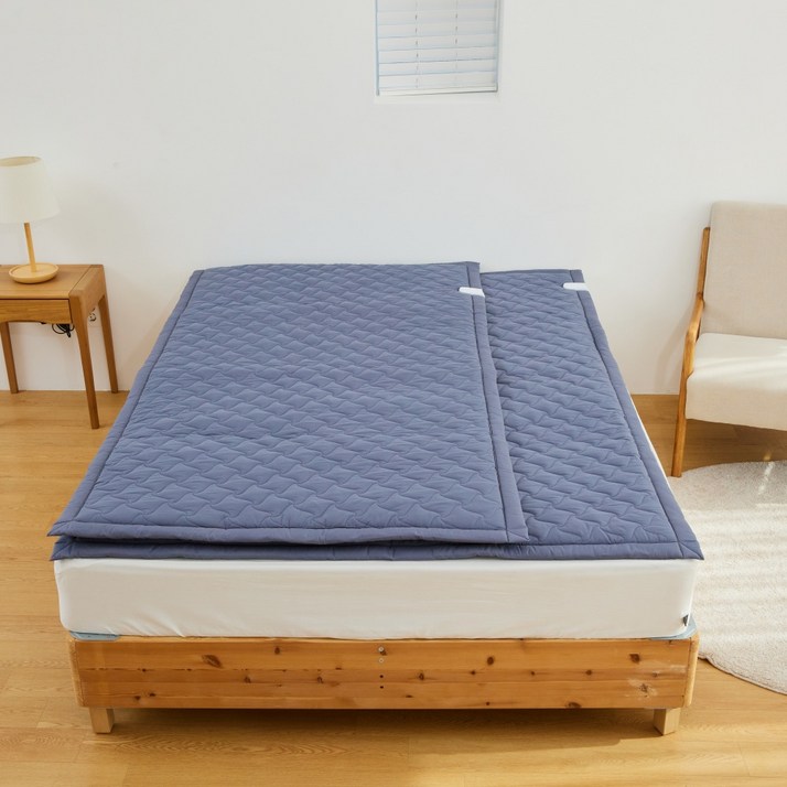 [26년 두툼토퍼형]한일의료기 전자파없는 탄소매트 1위 EMF 1인용 전기장판 전기매트 전기요, 퀸 더블(150x200)