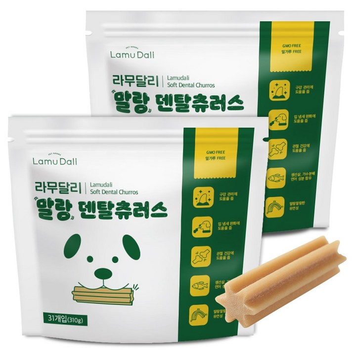 라무달리 강아지 덴탈츄러스 31개입