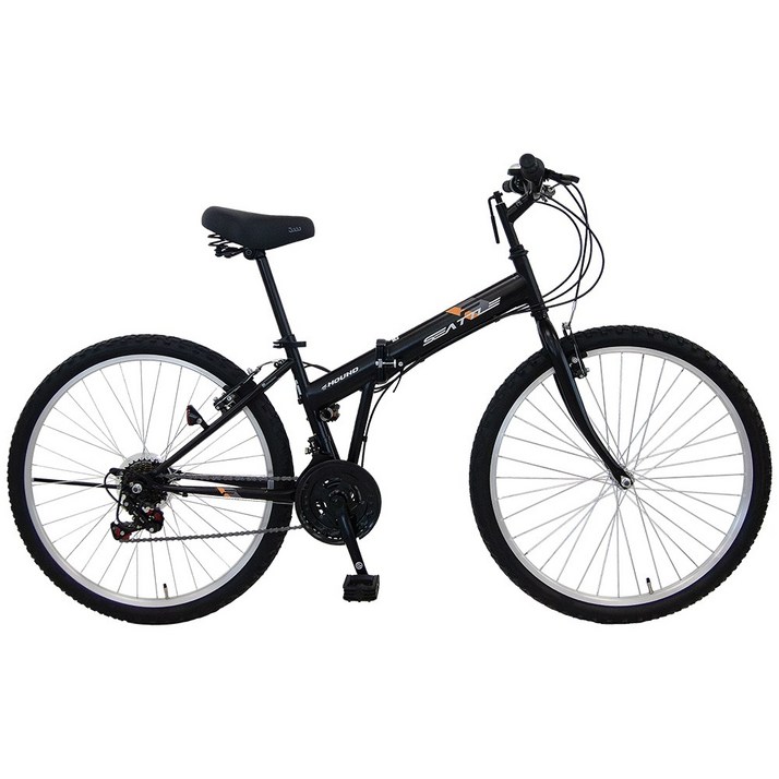 삼천리자전거하운드 시애틀F26 접이식 자전거 시애틀 F 21단 26인치 155cm 이상 생활용 C.MTB 컴포트 MTB, 블랙, 1개