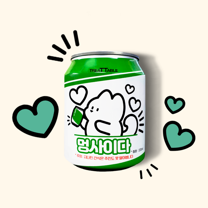 무알콜 반려견음료수 강아지소주 강아지수제간식 멍캔사이다220ml