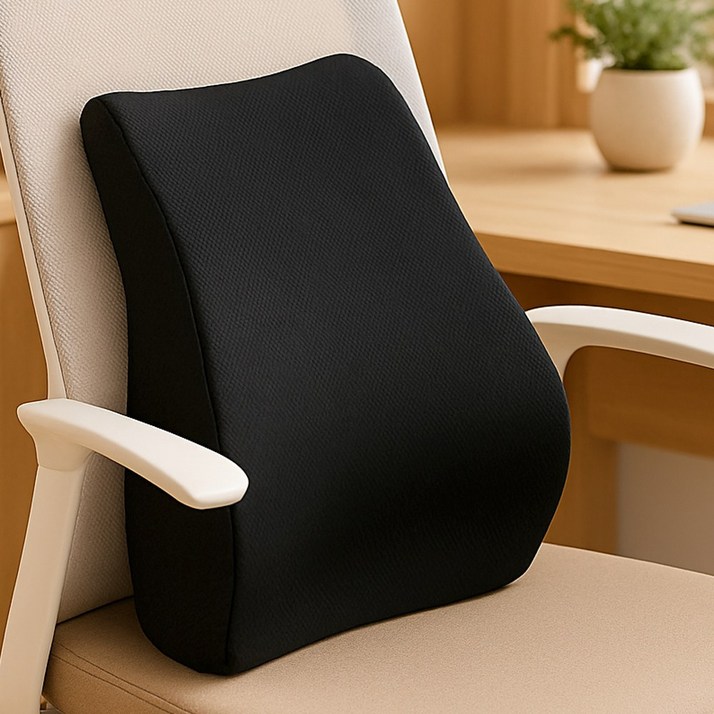 노블민트 바른자세 의자 쿠션 허리 등받이 사무실 메모리폼