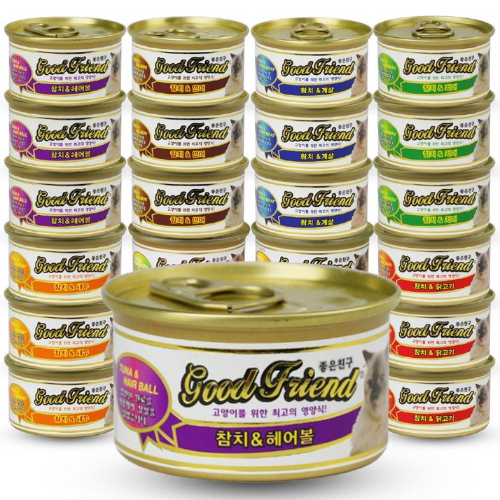 굿프랜드 콤보 85g x24개 고양이캔, 85g, 24개 굿프랜드 콤보 85g x24개 고양이캔, 85g, 24개