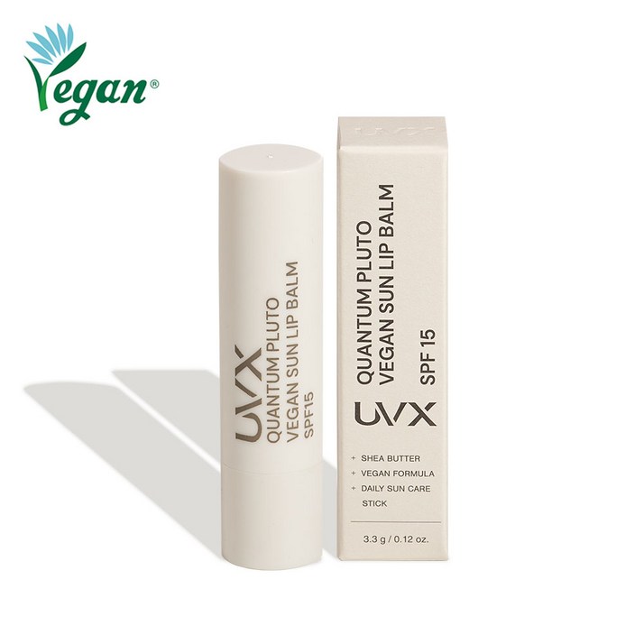 UVX 유브이엑스 퀀텀 플루토 비건 선 립밤, 4개, 3.3g