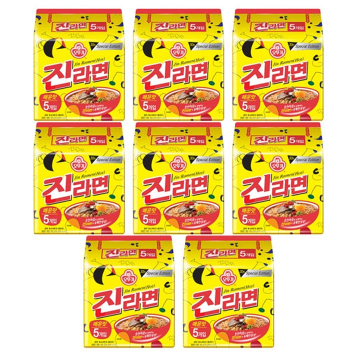 오뚜기 진라면 매운맛 120g