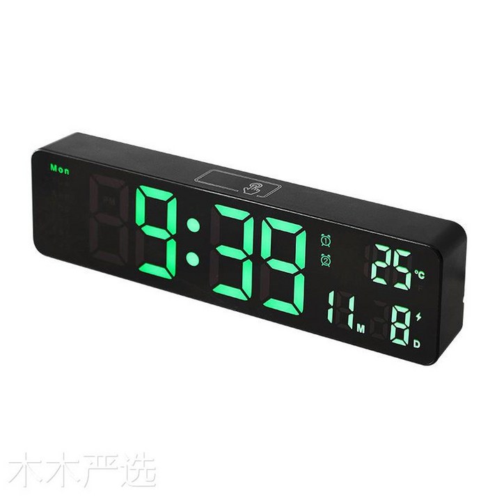 GPS 디지털 전자 선물 거실 사무실 시계 인테리어 블랙 탁상