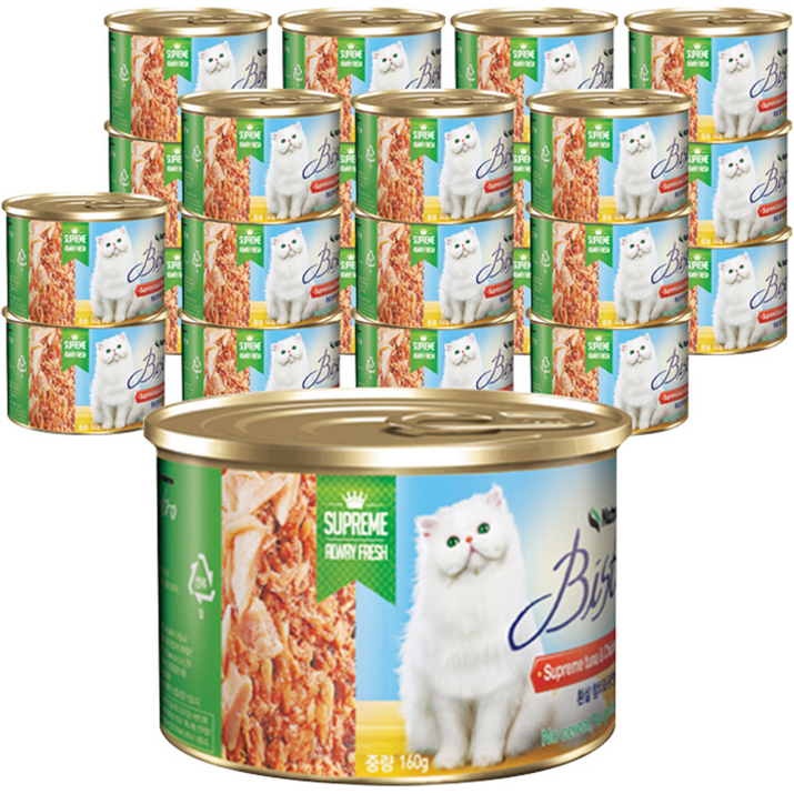 비스트로 고양이용 흰살참치와 닭안심 캔 20230428
