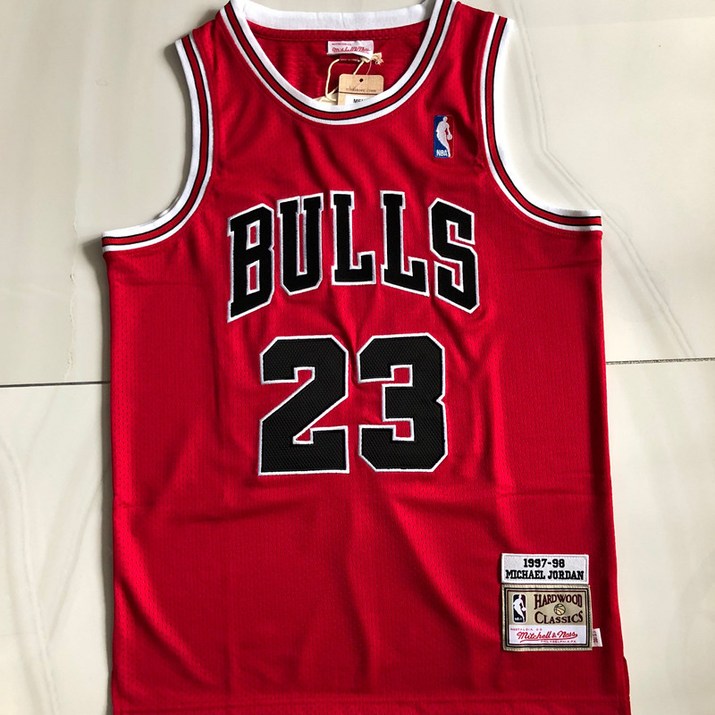 NBA 97/98 시카고 불스 마이클 조던 스윙맨 져지 유니폼